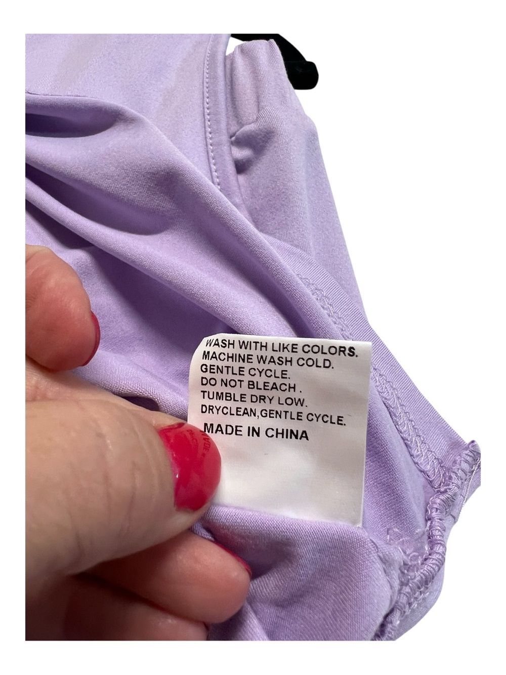 NWOT Lavender 2-Piece Sleeveless Top & Skirt Set | Size L - Picture 9 of 9